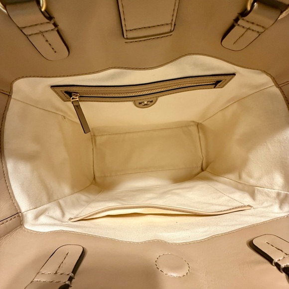 Tory Burch Tan Broke Tote in Suede & Leather - Picture 5 of 6